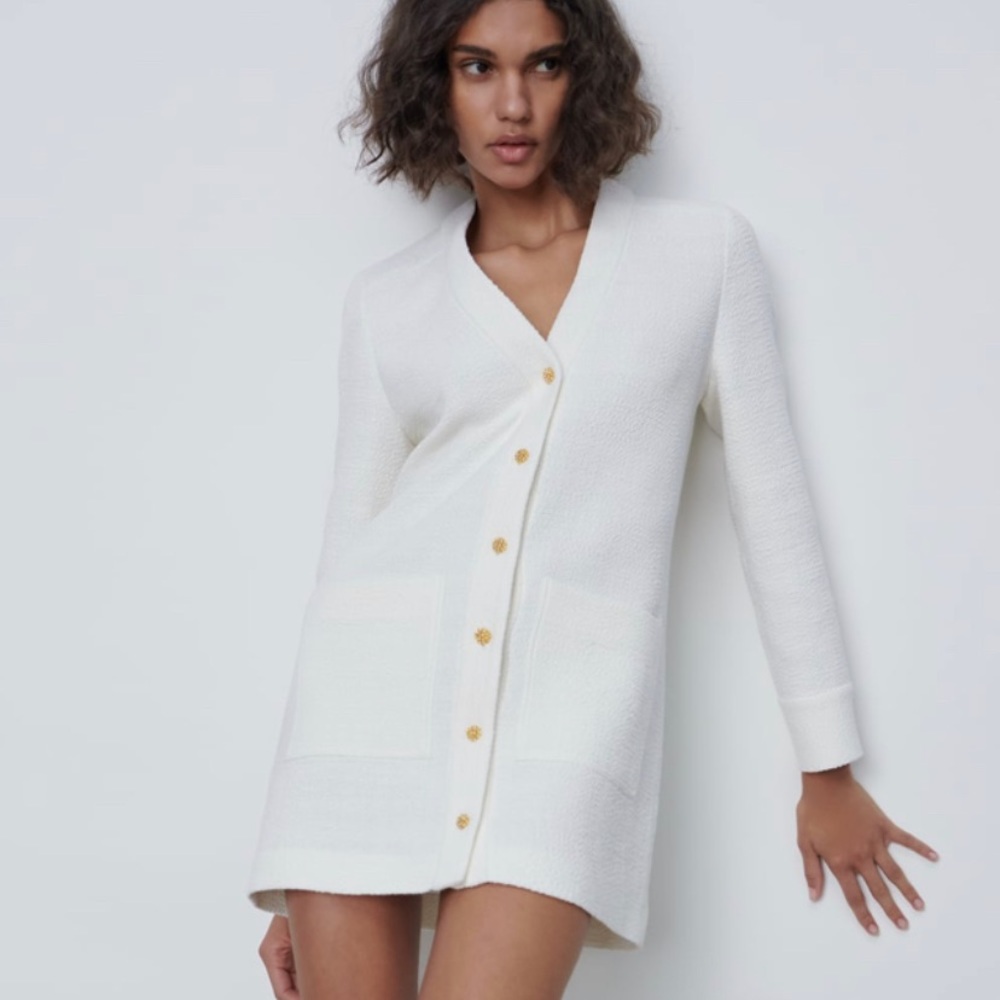 New 21’ Collection Textured Jacket Dress